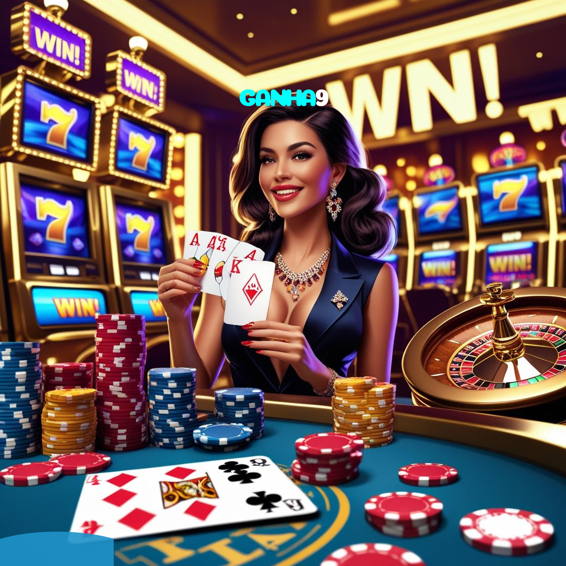 GANHA9：Jogue poker e aposte no futebol com grandes prêmios em jogo!