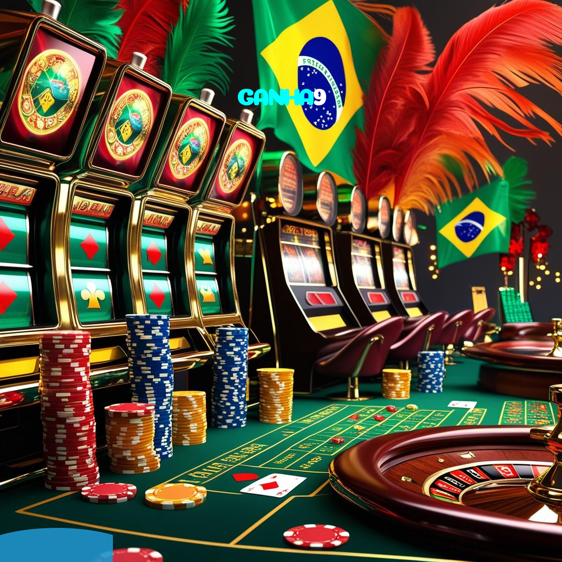 GANHA9：Em cada giro, uma chance de vitória nas nossas slots online!