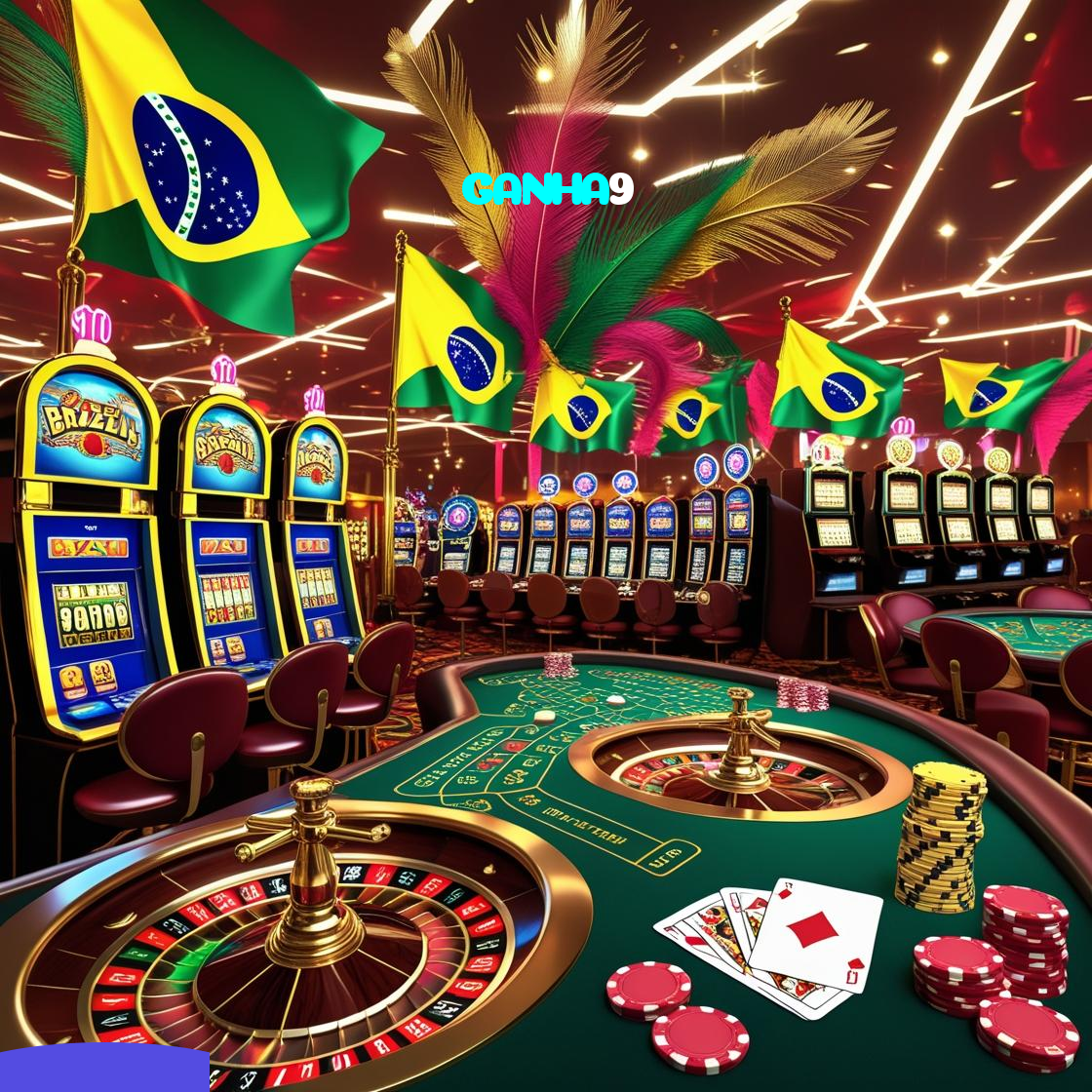 GANHA9：Aposte no futebol e ganhe em jogos como roleta e blackjack online!