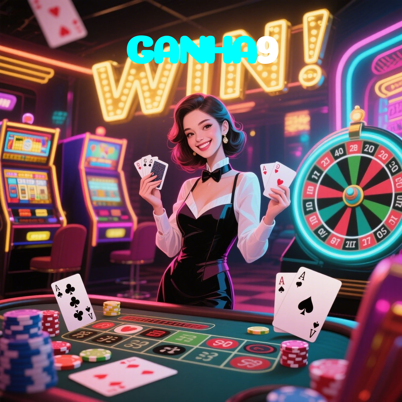 GANHA9：Jogue slots, aposte no futebol e conquiste grandes vitórias!