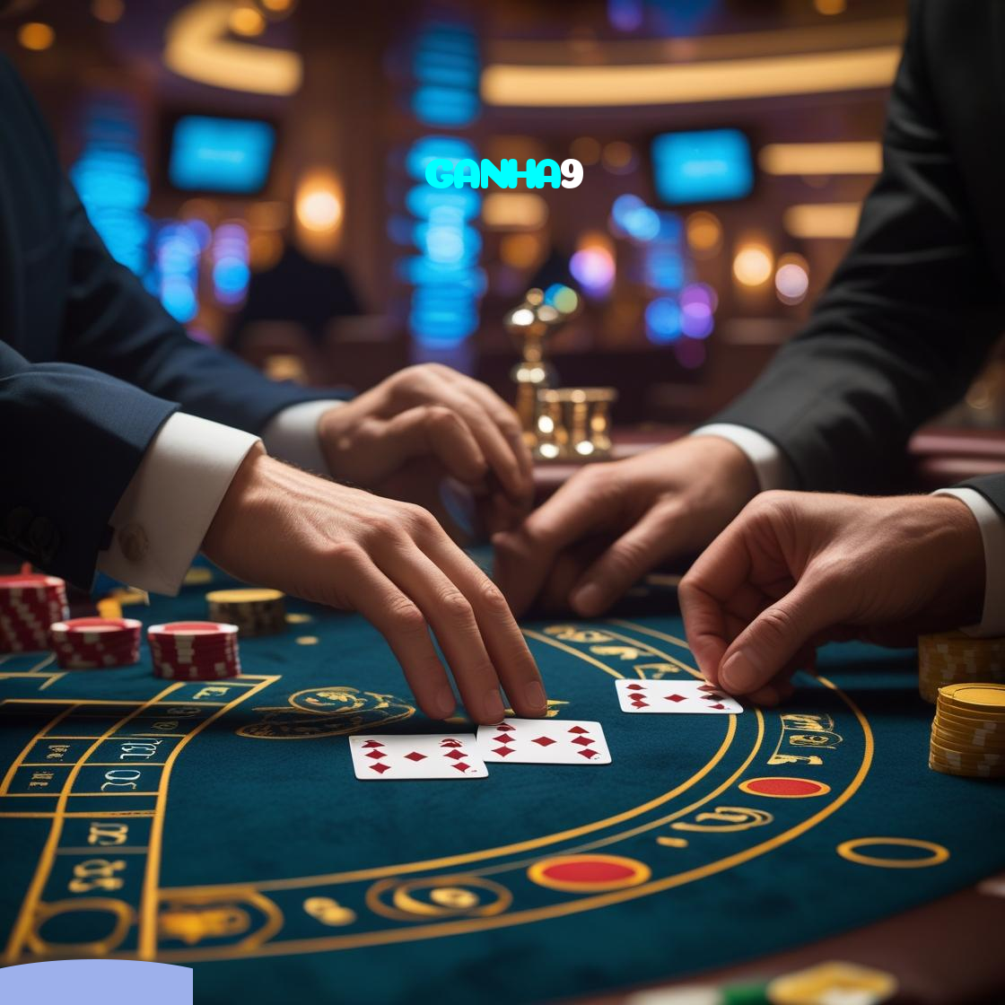 GANHA9：Divirta-se com blackjack, poker e apostas ao vivo em futebol no cassino online!