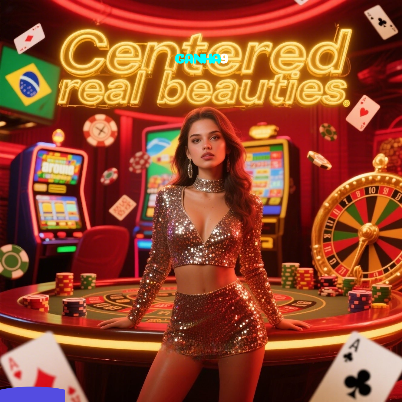 GANHA9：Jogue os melhores jogos de cassino como blackjack e roleta, e aposte no futebol!