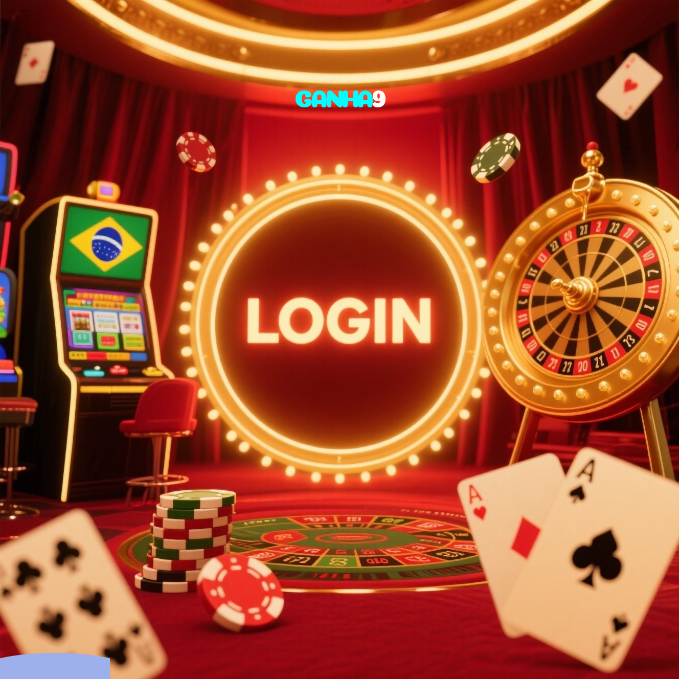 GANHA9：Apostas ao vivo no futebol e prêmios incríveis em jogos de cassino como roleta!
