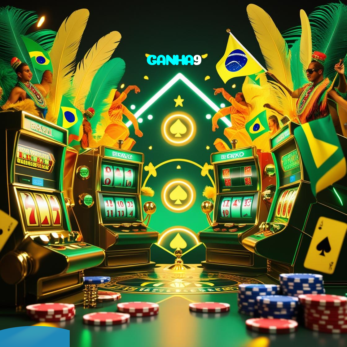 GANHA9：Jogue roleta, blackjack e aposte no futebol online, tudo em um só lugar!