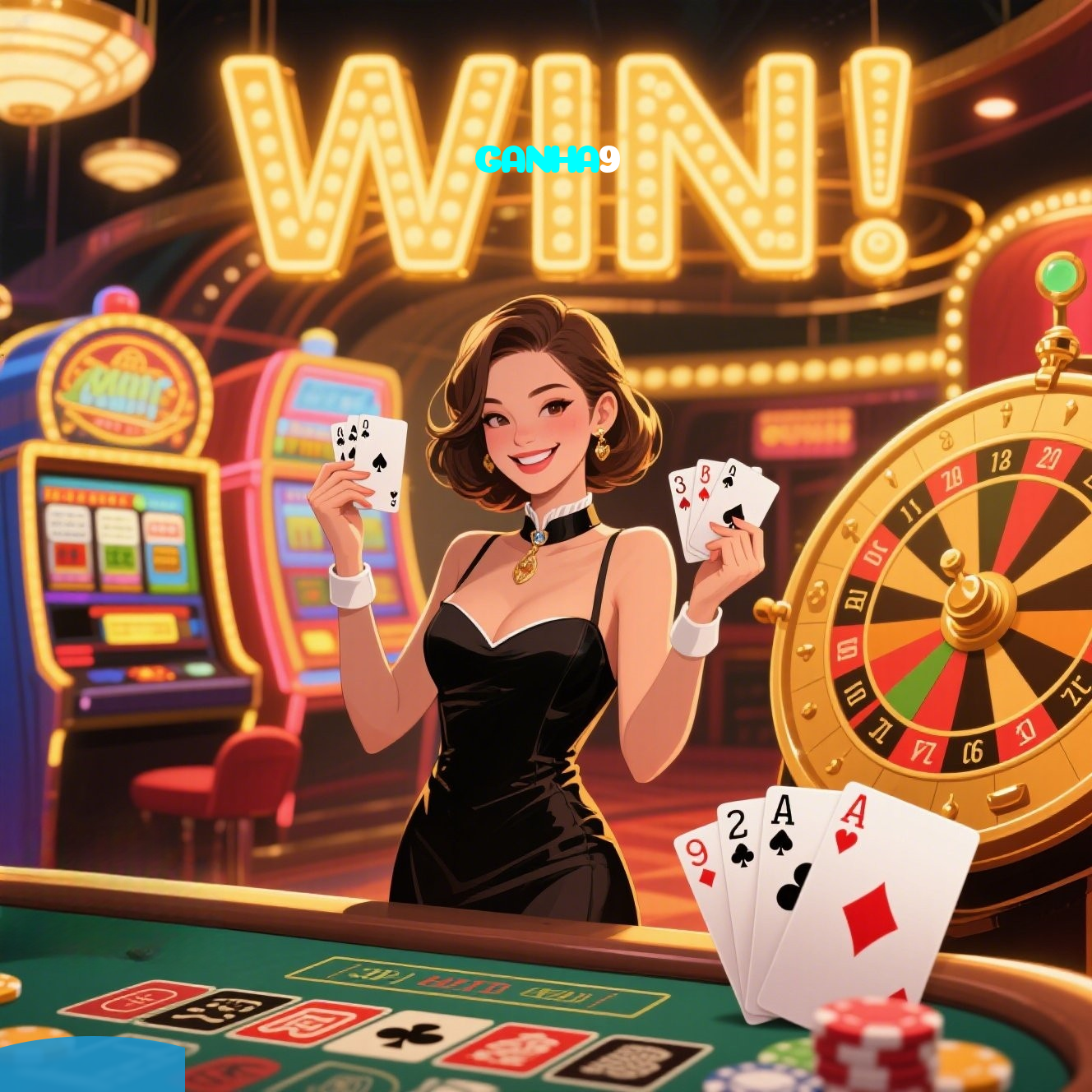GANHA9：Vença o poker online e mostre sua habilidade nas cartas!