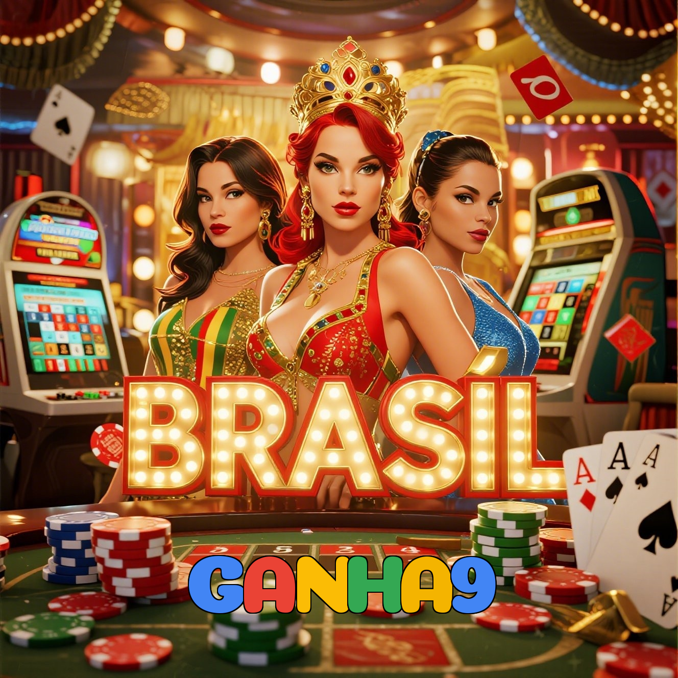 GANHA9：Aposte no seu time e ganhe prêmios incríveis com poker e roleta!