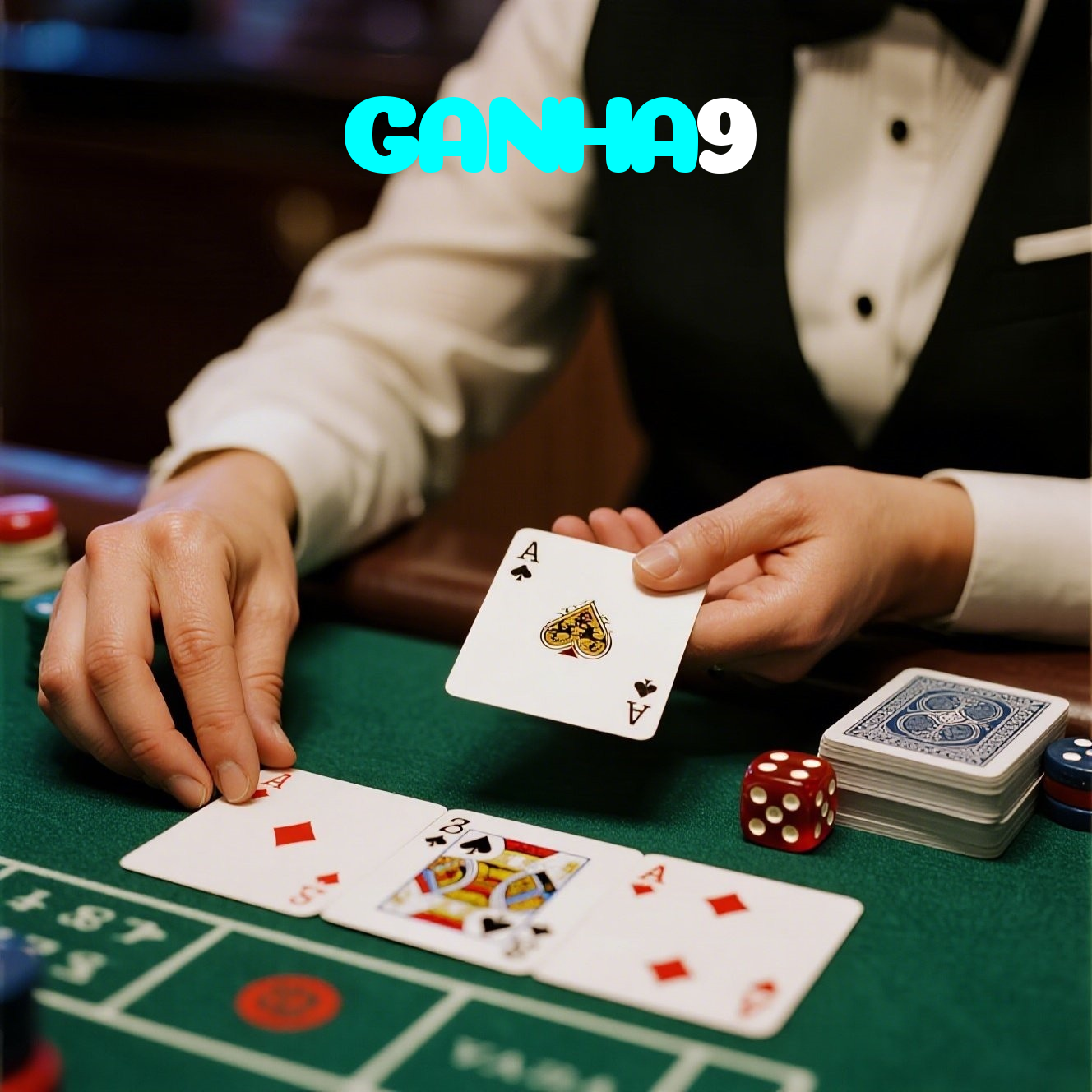GANHA9:Mostre sua habilidade nas mesas de poker e vença os adversários!