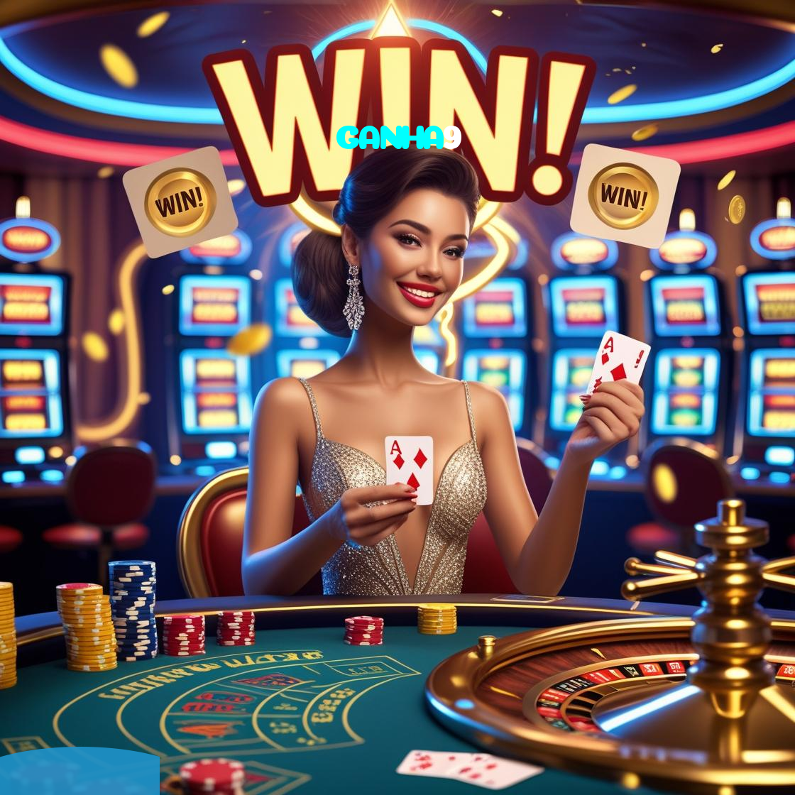 GANHA9：Jogue slots, aposte no futebol e vença com confiança no nosso cassino!